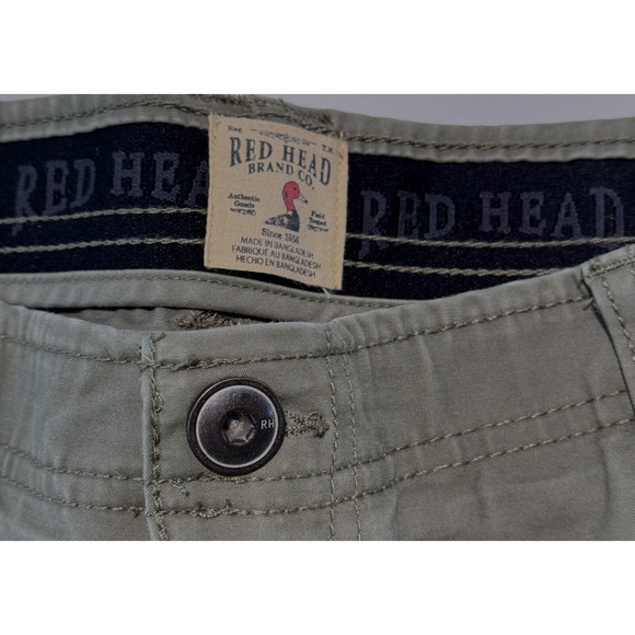 RED HEAD Field Trusted Olive/Tan Hunting Rugged Durable Pants Men's Size 42x30 - Picture 4 of 16